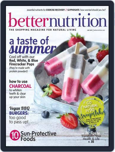 Better Nutrition July 1st, 2017 Digital Back Issue Cover