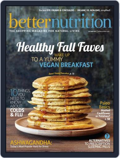 Better Nutrition October 1st, 2017 Digital Back Issue Cover