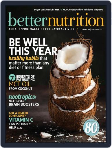 Better Nutrition January 1st, 2018 Digital Back Issue Cover
