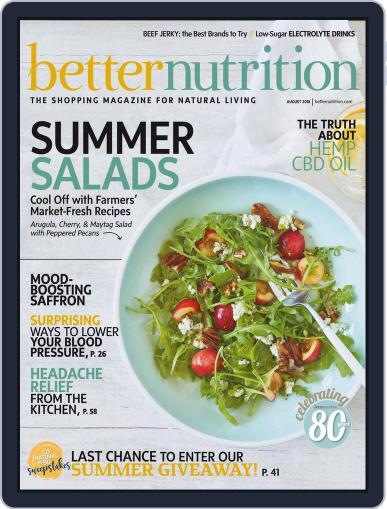 Better Nutrition August 1st, 2018 Digital Back Issue Cover