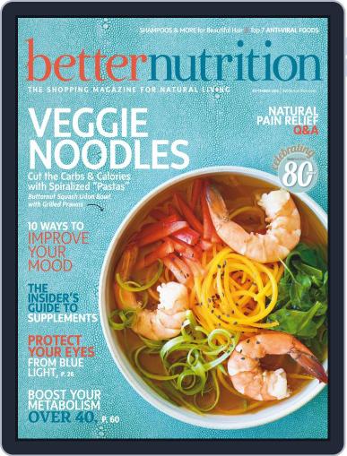 Better Nutrition September 1st, 2018 Digital Back Issue Cover