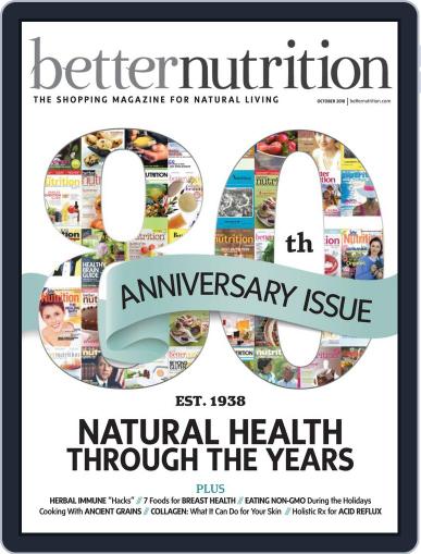 Better Nutrition October 1st, 2018 Digital Back Issue Cover