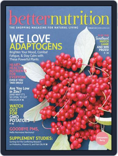 Better Nutrition February 1st, 2019 Digital Back Issue Cover