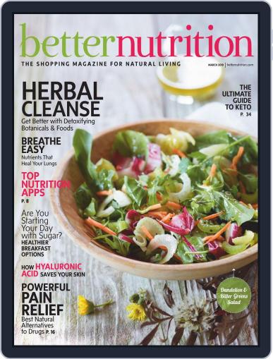 Better Nutrition March 1st, 2019 Digital Back Issue Cover