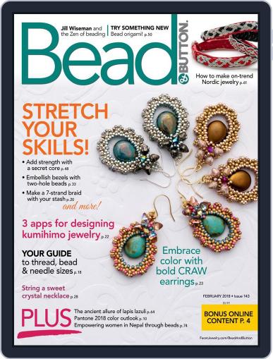 Bead&Button February 1st, 2018 Digital Back Issue Cover
