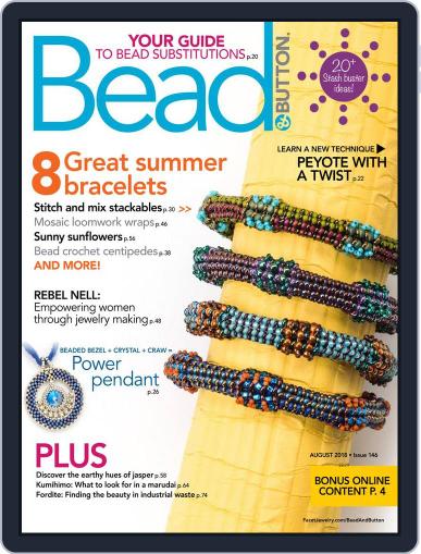 Bead&Button August 1st, 2018 Digital Back Issue Cover