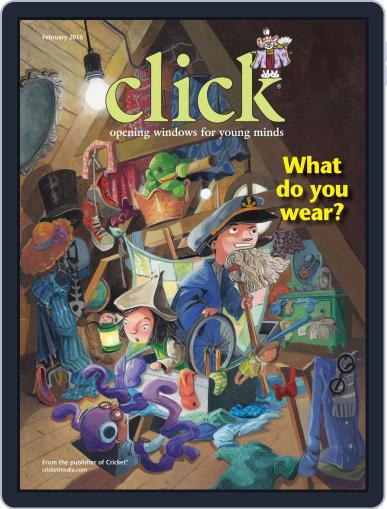 Click Science And Discovery Magazine For Preschoolers And Young Children February 1st, 2016 Digital Back Issue Cover