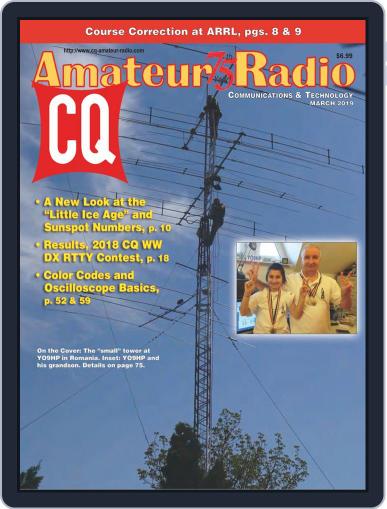 CQ Amateur Radio March 1st, 2019 Digital Back Issue Cover