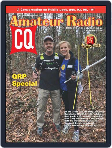 CQ Amateur Radio February 1st, 2020 Digital Back Issue Cover