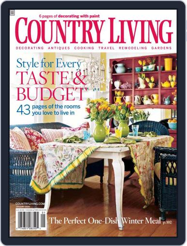 Country Living December 13th, 2005 Digital Back Issue Cover