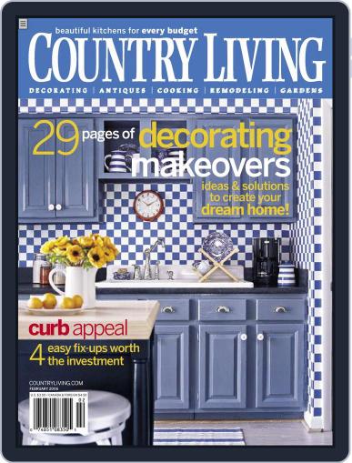 Country Living January 10th, 2006 Digital Back Issue Cover