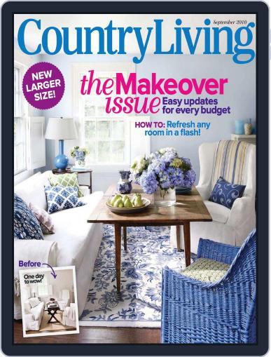 Country Living August 3rd, 2010 Digital Back Issue Cover