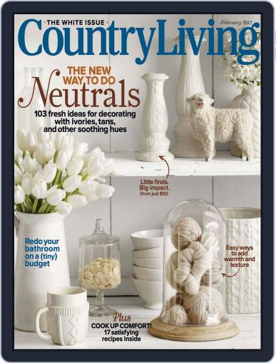 Country Living January 3rd, 2012 Digital Back Issue Cover
