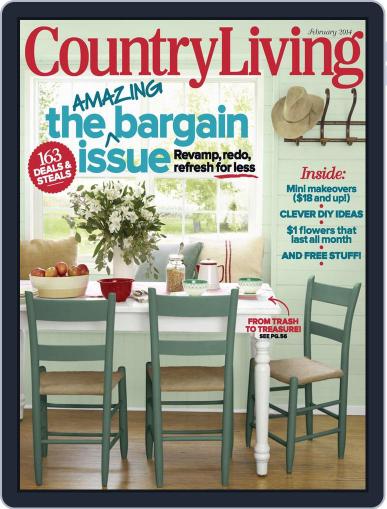 Country Living January 3rd, 2014 Digital Back Issue Cover