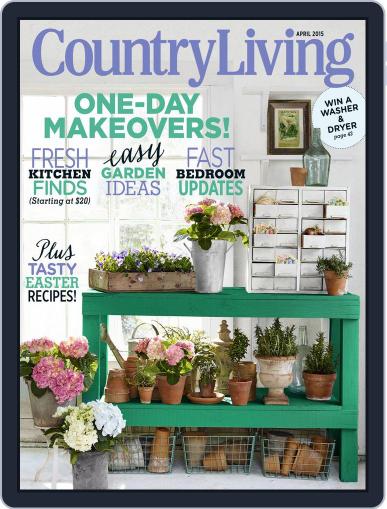 Country Living April 1st, 2015 Digital Back Issue Cover