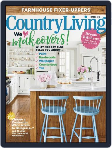 Country Living March 1st, 2018 Digital Back Issue Cover