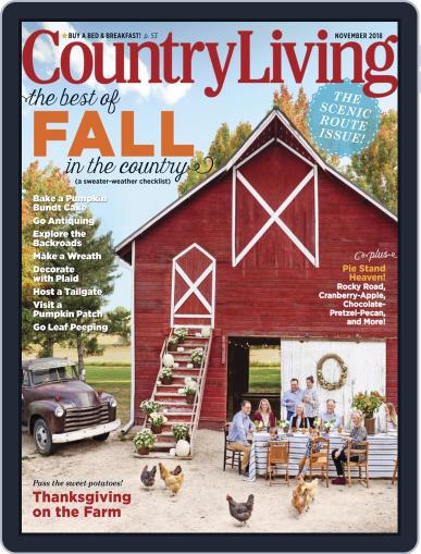 Country Living November 1st, 2018 Digital Back Issue Cover