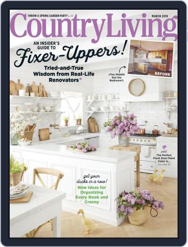 Country Living March 1st, 2019 Digital Back Issue Cover