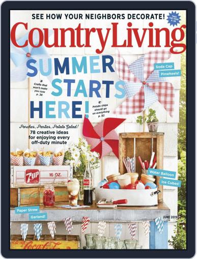 Country Living June 1st, 2019 Digital Back Issue Cover