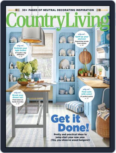 Country Living January 1st, 2020 Digital Back Issue Cover