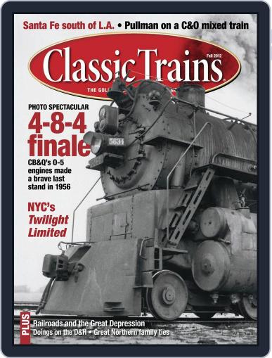Classic Trains July 21st, 2012 Digital Back Issue Cover