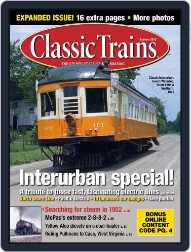 Classic Trains April 20th, 2013 Digital Back Issue Cover