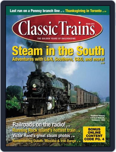 Classic Trains October 26th, 2013 Digital Back Issue Cover