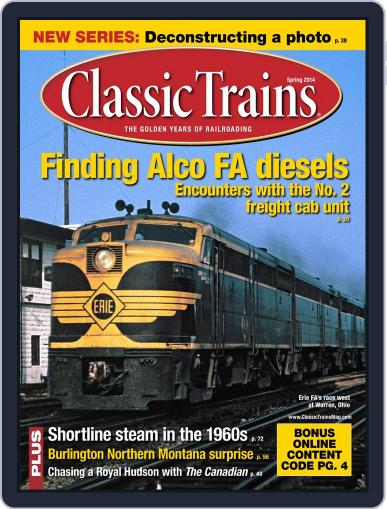 Classic Trains (Digital) January 24th, 2014 Issue Cover