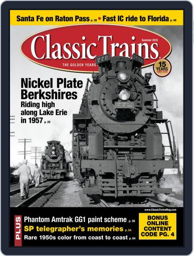 Classic Trains April 1st, 2015 Digital Back Issue Cover