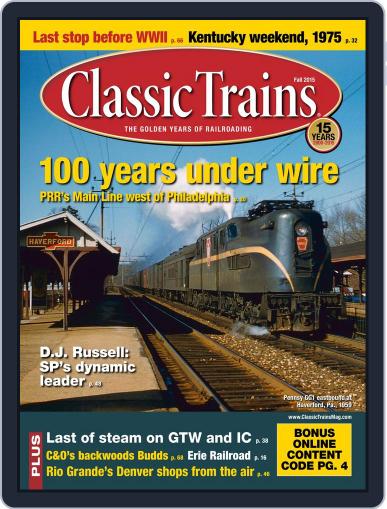 Classic Trains (Digital) September 1st, 2015 Issue Cover
