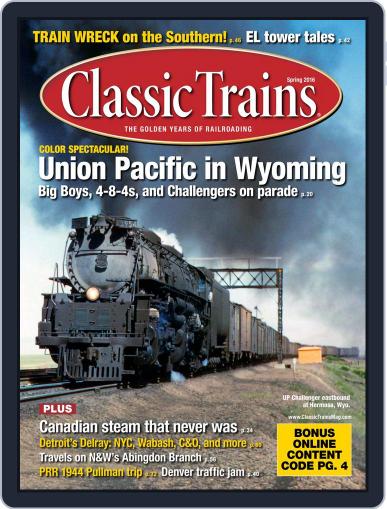 Classic Trains February 12th, 2016 Digital Back Issue Cover