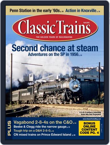 Classic Trains July 1st, 2016 Digital Back Issue Cover