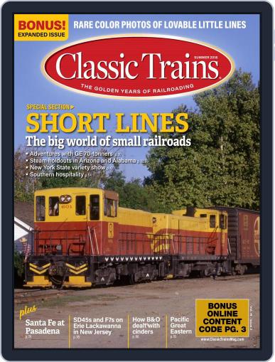 Classic Trains June 1st, 2018 Digital Back Issue Cover