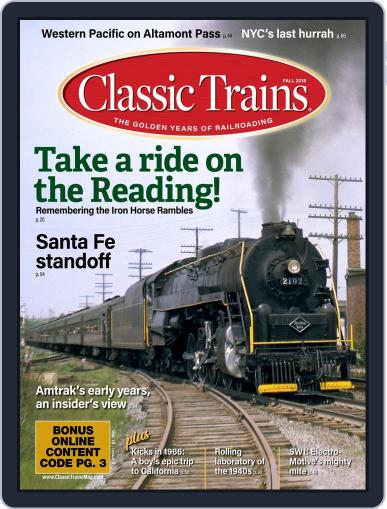 Classic Trains September 1st, 2018 Digital Back Issue Cover