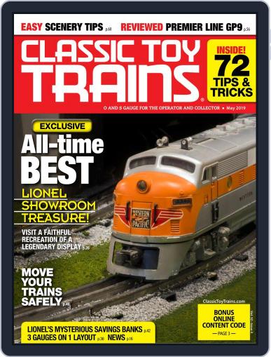 Classic Toy Trains May 1st, 2019 Digital Back Issue Cover
