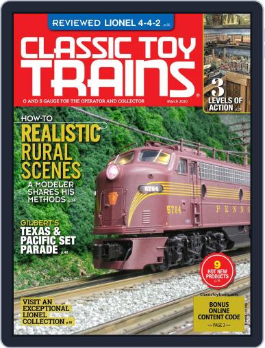Classic Toy Trains March 1st, 2020 Digital Back Issue Cover