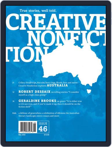 Creative Nonfiction October 8th, 2012 Digital Back Issue Cover