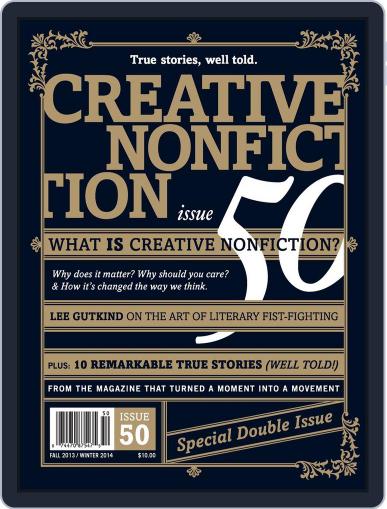 Creative Nonfiction December 10th, 2013 Digital Back Issue Cover