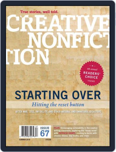 Creative Nonfiction May 24th, 2018 Digital Back Issue Cover