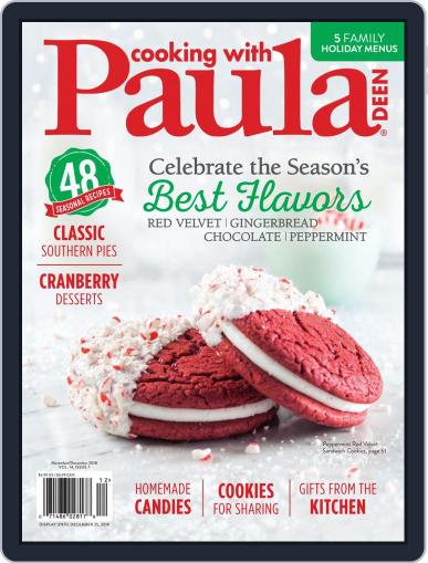 Cooking with Paula Deen November 1st, 2018 Digital Back Issue Cover