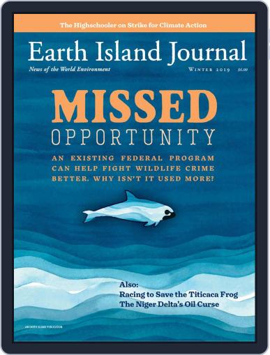 Earth Island Journal November 21st, 2018 Digital Back Issue Cover