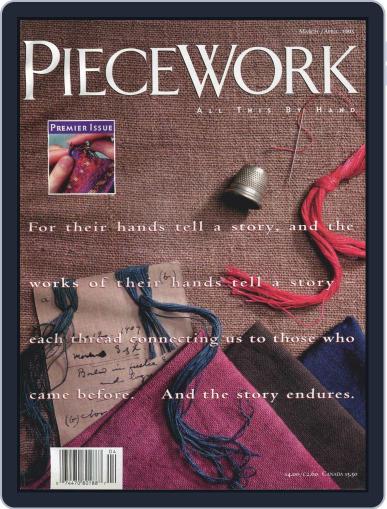 PieceWork (Digital) March 1st, 1993 Issue Cover
