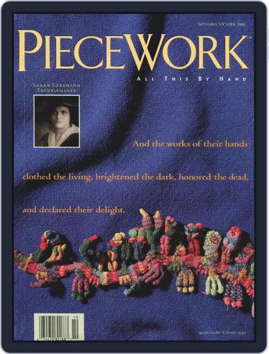 PieceWork (Digital) September 1st, 1993 Issue Cover