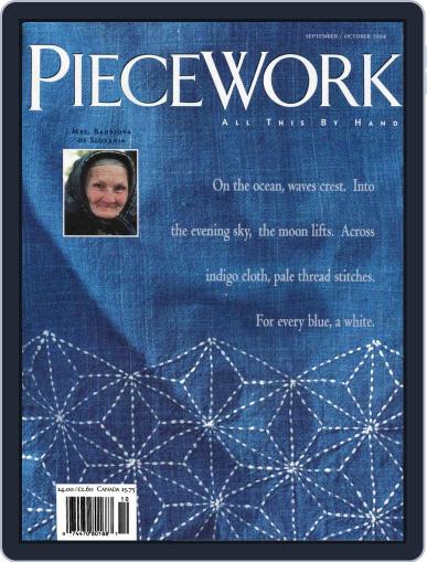 PieceWork September 1st, 1994 Digital Back Issue Cover