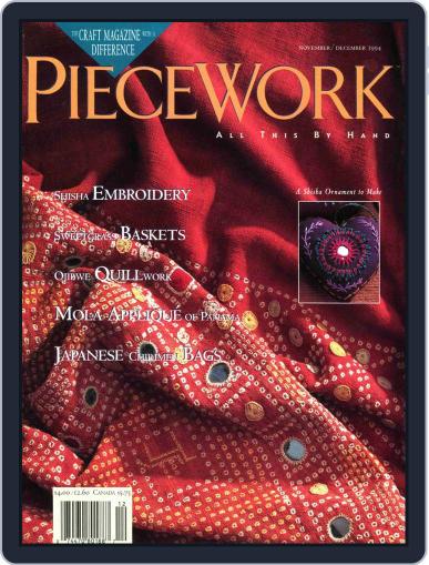 PieceWork November 1st, 1994 Digital Back Issue Cover