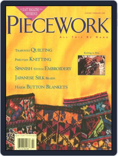 PieceWork January 1st, 1995 Digital Back Issue Cover