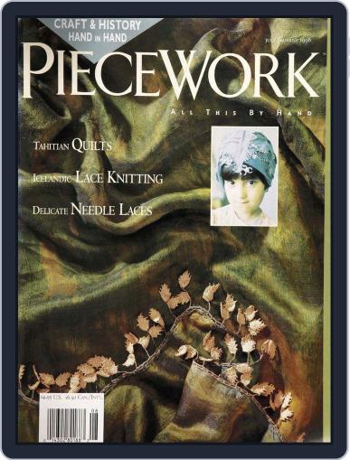 PieceWork July 1st, 1996 Digital Back Issue Cover