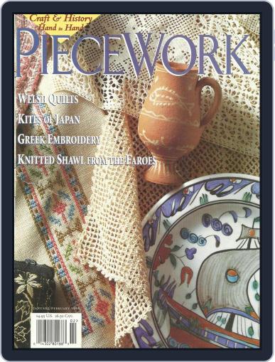 PieceWork January 1st, 1998 Digital Back Issue Cover