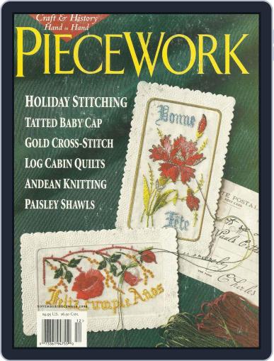 PieceWork November 1st, 1998 Digital Back Issue Cover