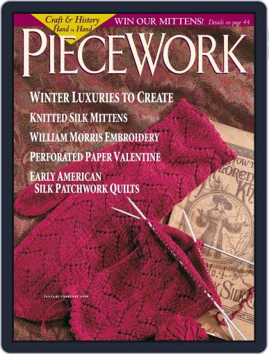PieceWork January 1st, 1999 Digital Back Issue Cover